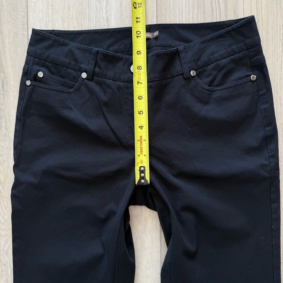 J. McLaughlin Women’s Cotton Stretch Classic Mid-Rise Jeans Black Size 6 EUC - Picture 7 of 11